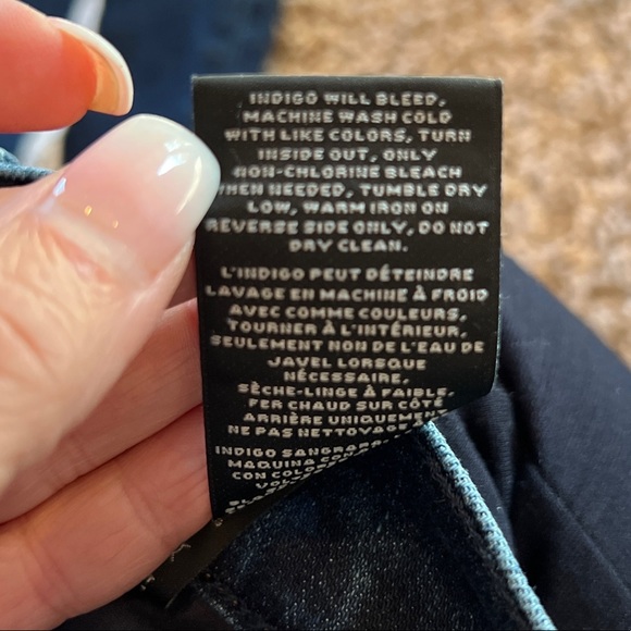 J Brand Maria skinny high rise release hem jeans size 25 - Picture 11 of 12